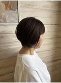大人丸みショートボブ