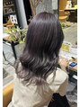 イーストバイエルゴ 川崎東口(EAST by ergo) ラベンダーアッシュで透け感ヘア