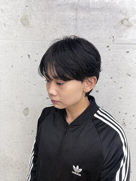 ビューブルー 亀戸錦糸町(VIEW BLUE) メンズカットシースルーマッシュメンズパーマ