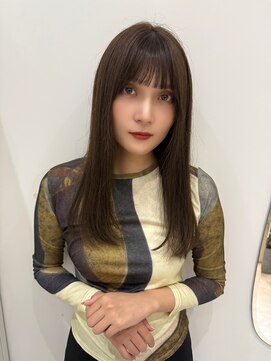 ジーナ 福岡天神(Zina) ミディアムヘア/暗めカラー/デザインカラー/髪質改善