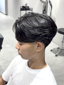 テクト バイアッシュ 吉祥寺店(Tect by Ash) ニュアンスパーマフェザーパーマセンターパートテーパーフェード