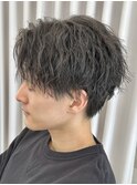 MEN’S HAIR/波巻ツイストスパイラル/フェザーパーマ/伊勢崎