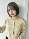 清楚で可愛い透明感たっぷり/小顔効果◎柔らかボブ