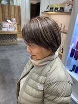リミックス 南国店(remix)&nbsp;上品さアップ！ハイライトショートスタイル