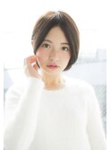 【salon de MiLK原宿】大人かわいい耳かけショートボブ