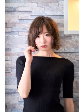 ノアパルフェ 銀座(noah parfait) ふわくしゅヌーディーショートボブ