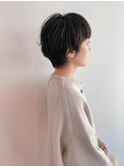 パーマ後のメンテナンスショート！/アッシュブラック