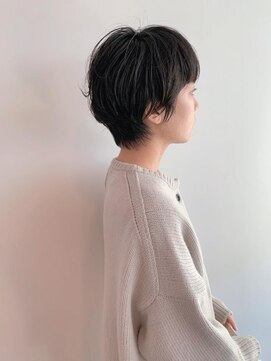 トップヘアーヒルズ 安城(TOP HAIR HILLS) パーマ後のメンテナンスショート！/アッシュブラック