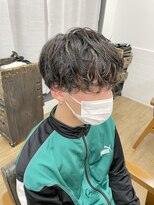 ネオリーブ クーロ(Neolive curro)&nbsp;ナチュラルスパイラルパーマ×ハイライトカラー