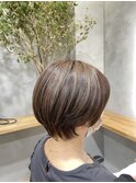 G白髪ぼかしハイライト