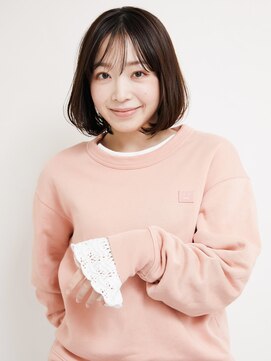 オンク 新宿(onk) 黒髪/グレーベージュ/レイヤーロング/前髪パーマ[新宿駅]