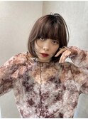 中央林間秋冬艶カラー大人ボブ◎