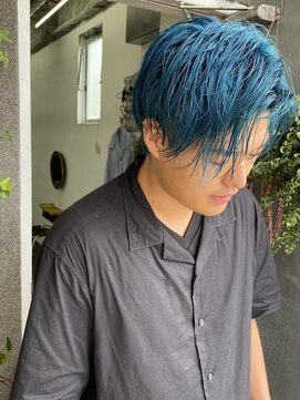 フィン(fin,) ハイライト/波巻き/マッシュパーマ/ウルフ/インナーグレージュ