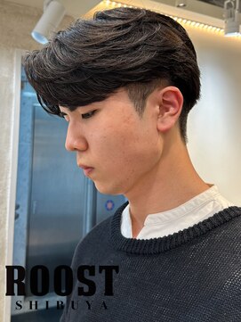 ルースト 渋谷店(ROOST) センターパート×ニュアンスパーマ