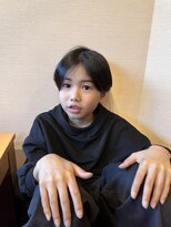 スーリール 春日店(Sourire)&nbsp;キッズスタイル（センターパートマッシュスタイル）