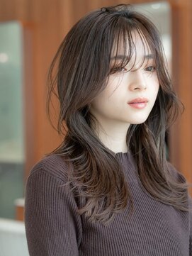 ハバナ 立川(HAVANA) 韓国風レイヤーカット髪質改善ダブルカラーミルクティーベージュ