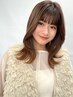 【前髪、顔まわりカットプレゼント♪】艶カラー＋髪質改善UPTOGLOSS