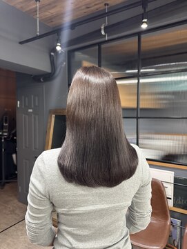 ロフティー 清澄白河(LOFTY) シンプルなのに洗練された透明感カラー/髪質改善トリートメント