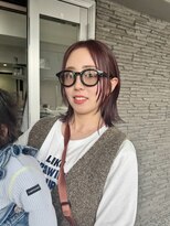 ハイバレーヘアーメゾン(HIGH VALLEY HAIRMAISON) レッドカラーピンクカラー岡山南中央町