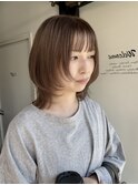 《Direct》レイヤーカットx柔らかいベージュ