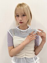 ヘアーサロン リアン 鴻巣店(hair salon Rien)&nbsp;切りっぱなしボブxレイヤーカットx前髪あり20代30代40代 s05