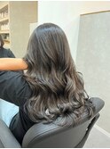 バレイヤージュ　ベージュ　ブリーチ