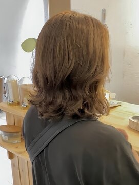 ニコヘアデザイン(NICO hair design) 肩ラインくびれコテ巻き風デジパ