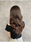 美髪★ツヤ感UP髪質改善ブラウンカラー