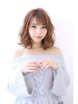 オーロ 西宮店(ORO) ニュアンスパーマ ナチュラルブラウン