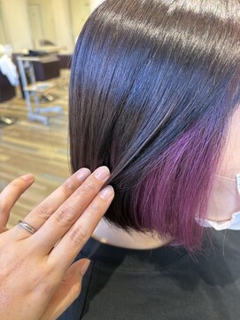 レーブバイファースト(reve by first) ブリーチ有ピンクパープル