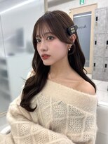 エジョン 三鷹店(Aejon) 顔周りカット ふんわりレイヤー くびれ巻き