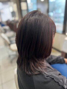ヘアープレイス クリアライン 澄川店(hair place CLEAR LINE) メテオカラーでサラサラストレート