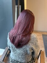 アオ(ao.)&nbsp;ブリーチなしで叶うワインレッド