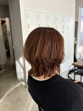 ふんわり可愛いレイヤーボブ◎ワンカールでセット◎