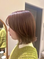 アンド ラ ブランシュ(&.La Blanche)&nbsp;大人ガーリー/ダークアッシュ/似合わせカット/髪質改善