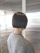 オーガニック リブ 川越(organic+live)&nbsp;冬ミニボブ◎暗髪切りっぱなしボブ前髪あり20代30代
