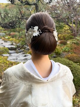 グランマッシュ(GRANMASH) 和装シニヨン