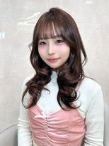 シイム(CYM) 透明感ブラウン/艶髪/レイヤーカット/顔まわりカット