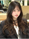 柔らかショコラブラウン×韓国ウェーブレイヤー☆彡