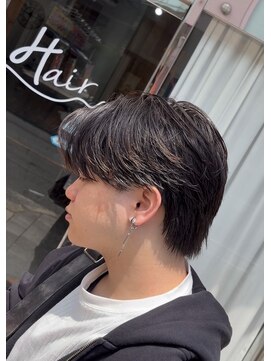 ルートヘアー(Root Hair) 毛流れスタイル フェザーパーマ