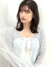 似合わせカット+透明感フルカラー　￥10500→￥8400