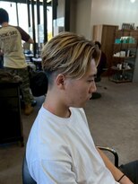 リッチブランドアンドコー 守口店(Rich Brand&Co) アップバングセンターパートツイストスパイラルバレイヤージュ