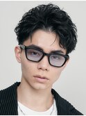 新橋メンズパーマツイストスパイラルパーマ波巻きニュアンス