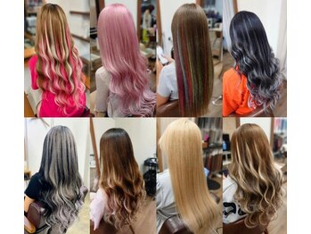 エクステンションシュシュ(Extension chou chou)の写真/【栄・エクステ専門店】手軽に可愛くしたい学生さんに♪専門店ならではのカラーバリエーションにびっくり!