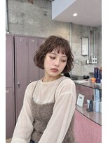 ユニオン(Union)&nbsp;ぱつっとラインのウェーブショートボブ