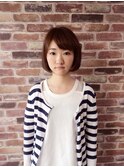 愛されショートボブ