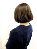 ハイライト立体感グレージュボブ☆