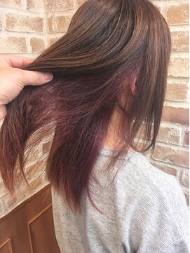 ラ ブレア(La Brea) インナーカラーピンクバイオレット