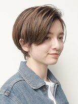 メゾンドイギー(MAISON de IGGY)&nbsp;雰囲気漂う大人丸みワンサイドショート#マッシュショート#ボブ