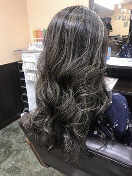 ヒスヘアー クリエイティブスペース(hys hair creative space by lauto) ハイライトグレージュ